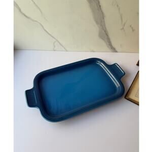 Le Creuset Rectangular Dish Platter Lid ONLY | Mariselle Blue for Baking Dish